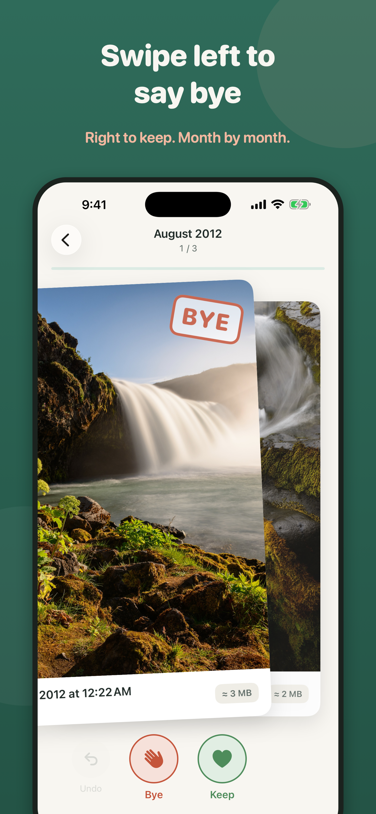 Byegone: Photo Cleaner screenshot 1