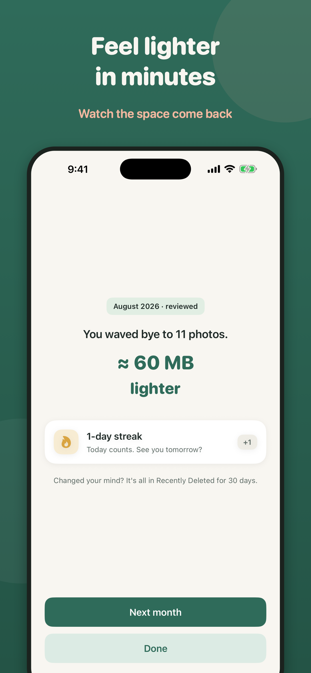 Byegone: Photo Cleaner screenshot 2