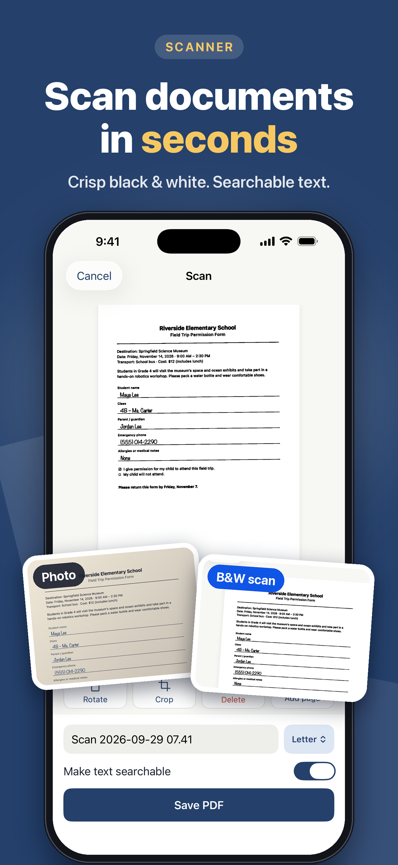 PlainPDF: Scanner & PDF Editor screenshot 2