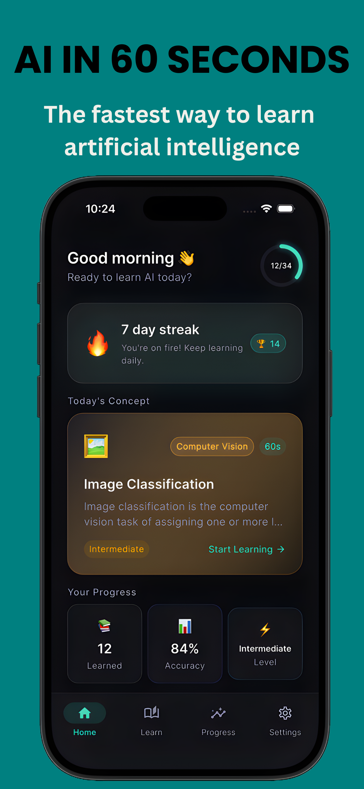 AI in 60 Seconds: Learn AI screenshot 1