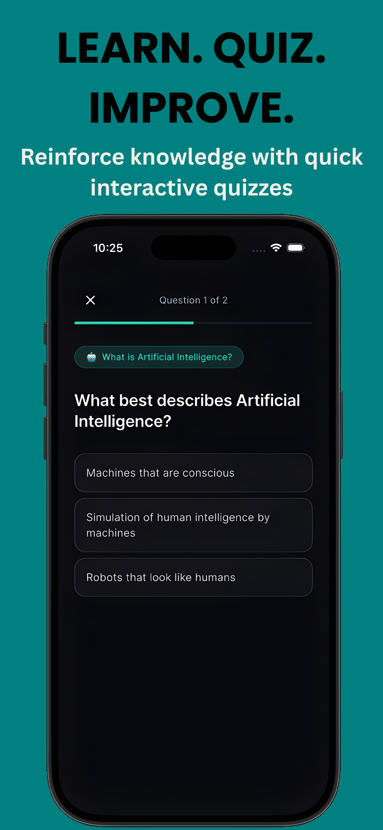 AI in 60 Seconds: Learn AI screenshot 3