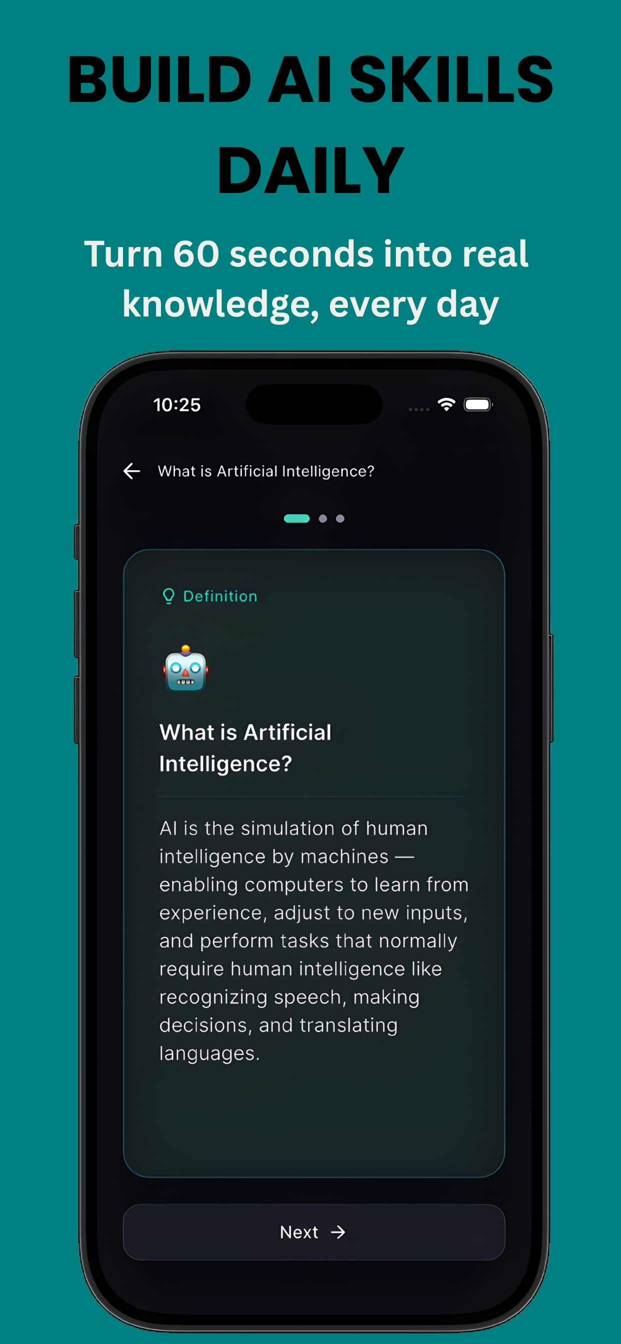 AI in 60 Seconds: Learn AI screenshot 4